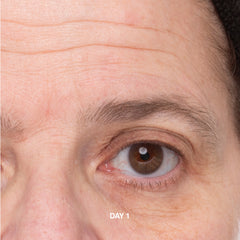 model- day 1 of applying barrier butter