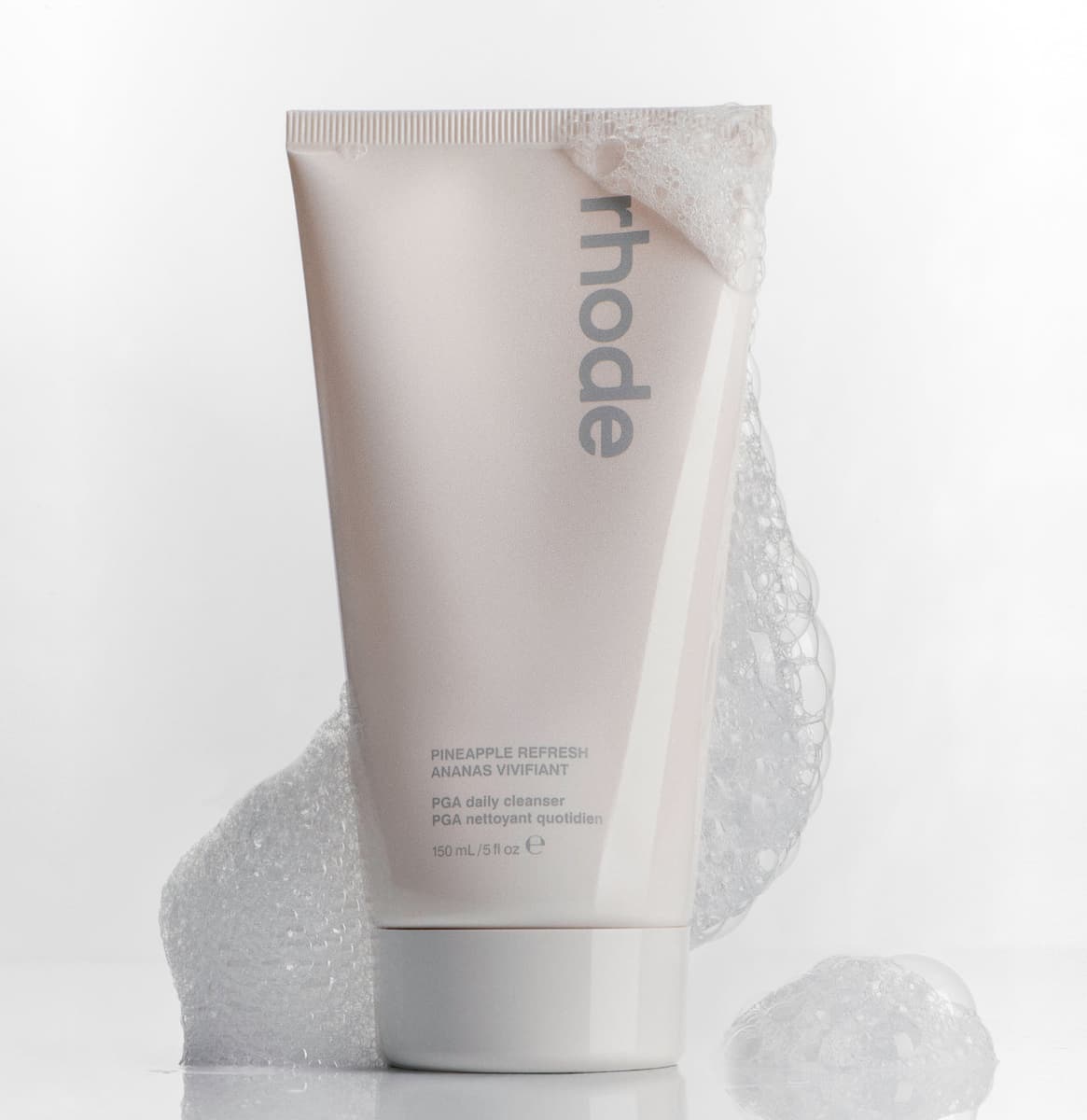 pineapple refresh cleanser wrapped with bubbles