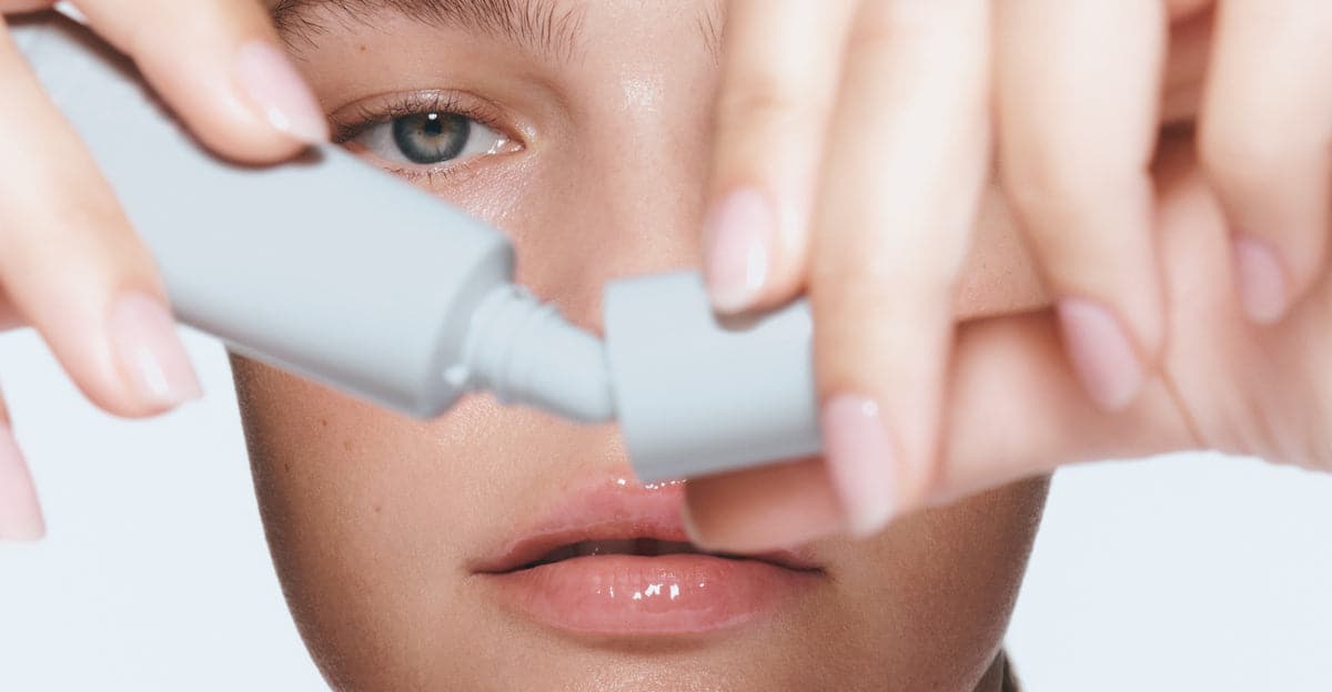 model with peptide lip boost