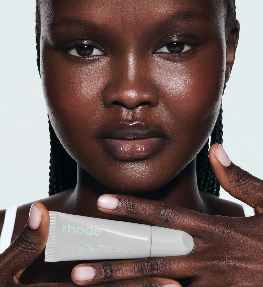 monica with peptide lip boost