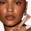 model wearing rhode sweet apple peptide lip treatment