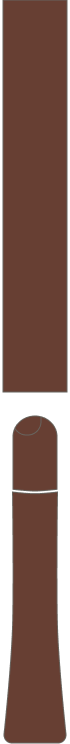 stenciled image of peptide lip tint in shade espresso