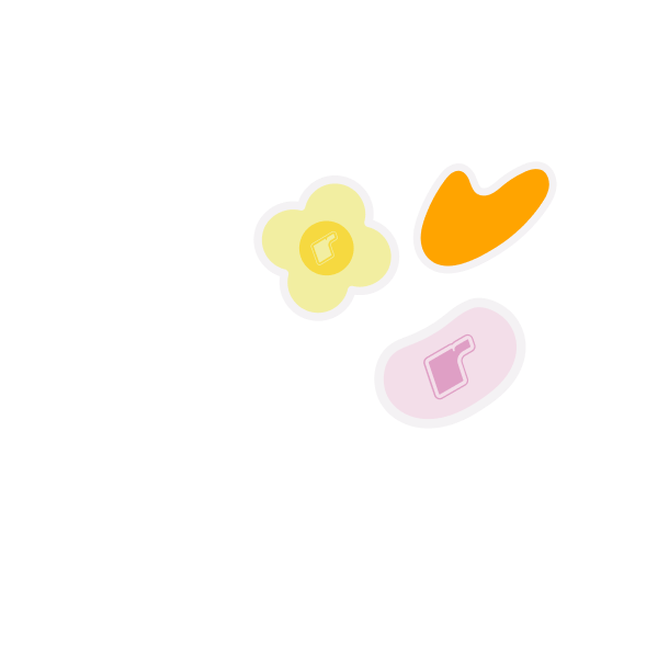 spotwear swatch daisy, curve, jelly bean