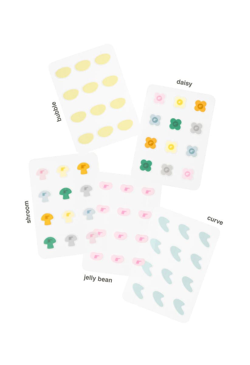 spotwear shroom, bubble, daisy, jelly bean, curve