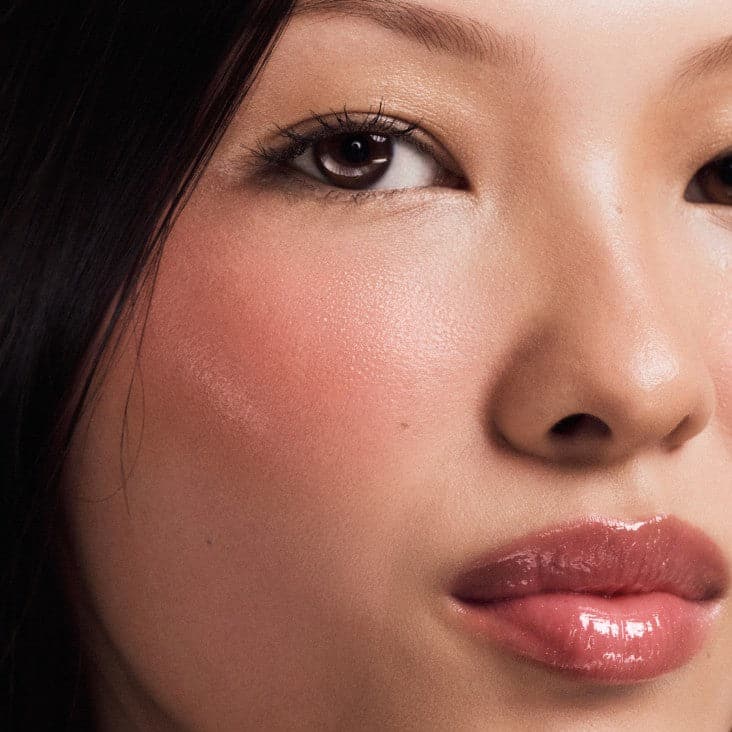 model wearing pocket blush in sprinkle